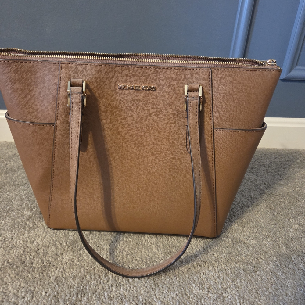 Michael Kors Brown Leather Tote